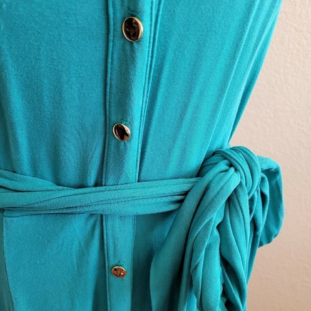 Karen Alexander vintage Button Down Shirt Dress , Fit And Flare , Knee Length A2 - Picture 10 of 12